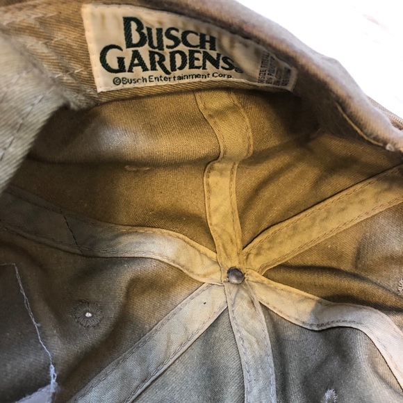 Busch Gardens Animal Tiger khaki color hat - Picture 3 of 3